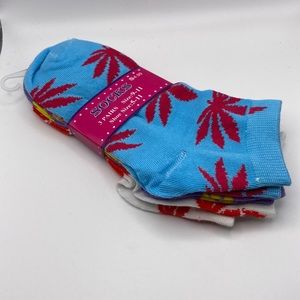 NWT Weed Pot Cannabis 420 Ankle socks Pack #4 only